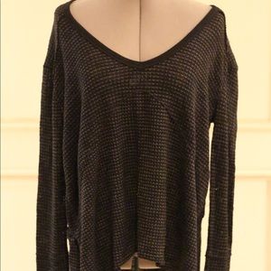 Navy Altar’d State Waffle Sweater